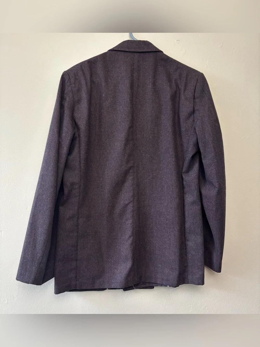 Vintage Nino Cerruti Sport Blazer 38 Wool Blend Tweed Burgundy Men’s